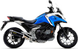 Tubo De Escape Con Homologación Acústica Race-Tech Aluminio Negro Carbono - Arrow Special Parts Compatible Con Honda Nc 750 X (2021-2022)