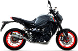 Sistema De Escape Completo Con Catalizador Y Homologación Acústica Thunder Aluminio Carbono - Arrow Special Parts Compatible Con Yamaha Mt-09 (2021-2023)