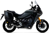 Sistema De Escape Completo Sin Catalizador Y Con Homologación Acústica Thunder Aluminio Negro Carbono - Arrow Special Parts Compatible Con Yamaha Tracer 9 Gt (2021-2024)