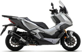 Tubo De Escape Con Catalizador Y Homologación Acústica Urban Aluminio Negro Acero Negro - Arrow Special Parts Compatible Con Honda Adv 350 (2022-2024)