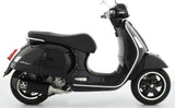 Sistema De Escape Completo Con Catalizador Y Homologación Acústica Race-Tech Aluminio Negro Carbono - Arrow Special Parts Compatible Con Piaggio Vespa Gts 300 (2021-2024)