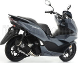 Sistema De Escape Completo Con Catalizador Y Homologación Acústica Urban Aluminio Negro Acero Negro - Arrow Special Parts Compatible Con Honda Pcx 125 (2021-2024)