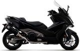 Complete Non-Catalytic Exhaust System With Sound Certification Urban Black Aluminium Stainless Steel - Arrow Special Parts Compatible With Kymco Ak 550 (2021-2026)