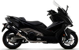 Tubo De Escape Con Catalizador Y Homologación Acústica Urban Aluminio Negro Acero - Arrow Special Parts Compatible Con Kymco Ak 550 (2021-2026)