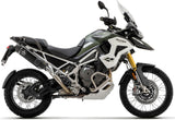 Tubo De Escape Sin Homologación Acústica Veloce Aluminio Negro Carbono - Arrow Special Parts Compatible Con Triumph Tiger 1200 (2022-2024)