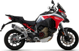 Tubo De Escape Con Homologación Acústica Veloce Titanio Carbono - Arrow Special Parts Compatible Con Ducati Multistrada V4 1100 (2021-2024)