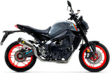 Sistema De Escape Completo Con Catalizador Y Homologación Acústica Works Titanio Carbono - Arrow Special Parts Compatible Con Yamaha Mt-09 (2021-2023)