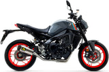 Sistema De Escape Completo Con Catalizador Y Homologación Acústica Works Titanio Carbono - Arrow Special Parts Compatible Con Yamaha Mt-09 (2021-2023)