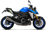 Tubo De Escape Con Homologación Acústica X-Kone Nichrom Carbono - Arrow Special Parts Compatible Con Suzuki Gsx-S 950 (2021-2023)
