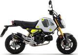 Tubo De Escape Con Homologación Acústica X-Kone Nichrom Negro Carbono - Arrow Special Parts Compatible Con Honda Msx 125 Grom (2021-2024)