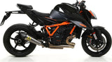 Tubo De Escape Con Homologación Acústica X-Kone Titanio Carbono - Arrow Special Parts Compatible Con Ktm 1290 Superduke R (2020-2023)