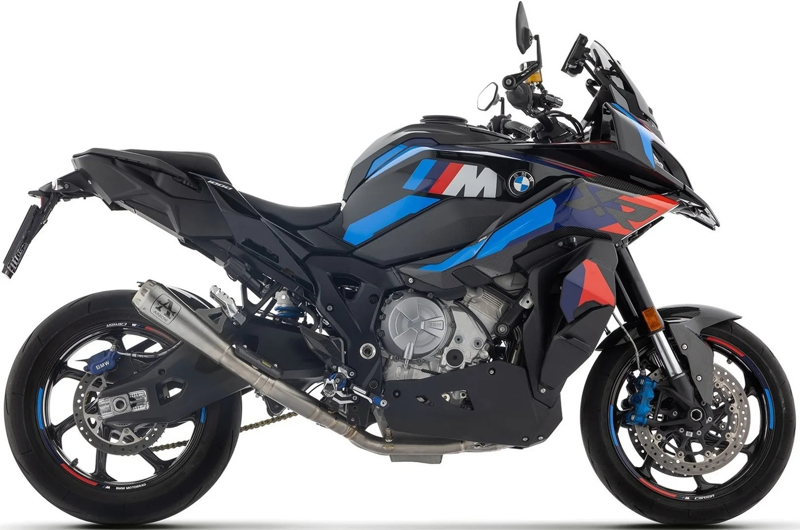 Sistema De Escape Completo Sin Catalizador Y Sin Homologación Acústica Pro-Race Competition Titanio Fondo Titanio - Arrow Special Parts Compatible Con Bmw M 1000 Xr (2025-2026)