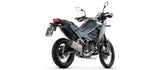 Sistema De Escape Completo Sin Catalizador Y Con Homologación Acústica Explorer Titanio Fondo Carby - Arrow Special Parts Compatible Con Kawasaki Kle 500 (2026)