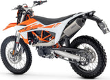 Sistema De Escape Completo Sin Catalizador Y Con Homologación Acústica Explorer Titanio Fondo Carby - Arrow Special Parts Compatible Con Ktm 690 Smc R (2025-2026)