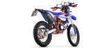 Tubo De Escape Con Homologación Acústica Icon Aluminio Negro - Arrow Special Parts Compatible Con Beta Rr 125 4T Enduro - Motard (2024-2025)