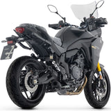 Sistema De Escape Completo Sin Catalizador Y Sin Homologación Acústica Icon Aluminio Negro Fondo Carby - Arrow Special Parts Compatible Con Yamaha Tracer 7 - Gt (2025-2026)