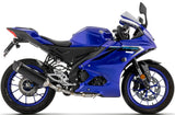 Sistema De Escape Completo Sin Catalizador Y Sin Homologación Acústica Icon Aluminio Negro Fondo Carby - Arrow Special Parts Compatible Con Yamaha Yzf R125 (2025-2026)