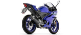Sistema De Escape Completo Sin Catalizador Y Sin Homologación Acústica Icon Aluminio Negro Fondo Carby - Arrow Special Parts Compatible Con Yamaha Mt-125 (2025-2026)