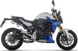 Tubo De Escape Con Homologación Acústica Indy Race Evo Aluminio Negro Fondo Carby - Arrow Special Parts Compatible Con Bmw F 900 R (2025-2026)