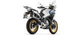Sistema De Escape Completo Sin Catalizador Y Con Homologación Acústica Indy-Race Evo Aluminio Negro Fondo Carby - Arrow Special Parts Compatible Con Cfmoto 700 Mt Adventure (2025-2026)