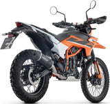 Sistema De Escape Completo Sin Catalizador Y Con Homologación Acústica Indy-Race Evo Aluminio Negro Fondo Carby - Arrow Special Parts Compatible Con Ktm 125 Smc-R (2025-2026)