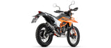 Sistema De Escape Completo Sin Catalizador Y Con Homologación Acústica Aluminio Negro Fondo Carby - Arrow Special Parts Compatible Con Ktm 390 Enduro R (2025-2026)