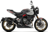 Tubo De Escape Con Homologación Acústica Indy-Race Evo Aluminio Negro Fondo Carby - Arrow Special Parts Compatible Con Triumph Trident 800 (2026)
