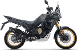 Tubo De Escape Con Homologación Acústica Indy-Race Evo Aluminio Negro Fondo Acero - Arrow Special Parts Compatible Con Voge Valico 800 Dsx Rally (2025-2026)