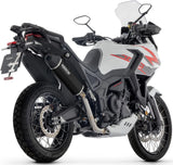 Tubo De Escape Con Homologación Acústica Indy-Race Evo Aluminio Negro Fondo Carby - Arrow Special Parts Compatible Con Zontes Zt 703 F (2025-2026)