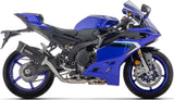 Sistema De Escape Completo Sin Catalizador Y Sin Homologación Acústica Indy-Race Evo Aluminio Negro Fondo Carby - Arrow Special Parts Compatible Con Yamaha Yzf R9 (2025)