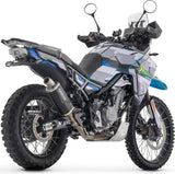 Sistema De Escape Completo Sin Catalizador Y Con Homologación Acústica Indy-Race Evo Aluminio Negro - Arrow Special Parts Compatible Con Cfmoto 450 Mt (2024)