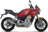 Tubo De Escape Con Homologación Acústica Indy Race Evo Titanio Fondo Carby - Arrow Special Parts Compatible Con Moto Guzzi Stelvio (2025-2026)