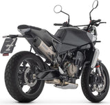 Tubo De Escape Con Homologación Acústica Indy-Race Evo Titanio Carbono - Arrow Special Parts Compatible Con Husqvarna Svartpilen 801 (2024-2025)