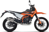 Tubo De Escape Con Homologación Acústica Indy-Race Evo Titanio Fondo Carby - Arrow Special Parts Compatible Con Ktm 125 Smc-R (2025-2026)