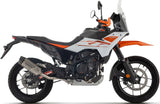 Tubo De Escape Con Homologación Acústica Indy-Race Evo Titanio Fondo Carby - Arrow Special Parts Compatible Con Ktm 390 Adventure X (2025-2026)