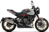 Tubo De Escape Con Homologación Acústica Indy-Race Evo Titanio Fondo Carby - Arrow Special Parts Compatible Con Triumph Trident 800 (2026)