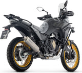 Tubo De Escape Con Homologación Acústica Indy-Race Evo Aluminio Negro Fondo Carby - Arrow Special Parts Compatible Con Voge Valico 800 Dsx Rally (2025-2026)
