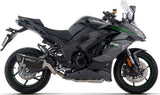 Sistema De Escape Completo Sin Catalizador Y Con Homologación Acústica Indy-Race Evo Aluminio Negro Fondo Carby - Arrow Special Parts Compatible Con Kawasaki Ninja 1100 Sx (2025-2026)
