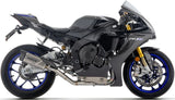 Tubo De Escape Con Homologación Acústica Indy-Race Evo Titanio Fondo Carby - Arrow Special Parts Compatible Con Yamaha Yzf-R1 1000 (2025)