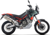 Tubo De Escape Con Homologación Acústica Indy-Race Evo Titanio Fondo Carby - Arrow Special Parts Compatible Con Aprilia Tuareg 660 (2025-2026)