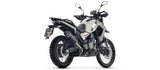 Tubo De Escape Con Homologación Acústica Indy-Race Aluminio Negro Fondo Carby - Arrow Special Parts Compatible Con Moto Morini Allthrike 450 (2025-2026)