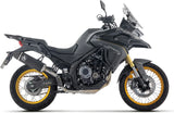 Tubo De Escape Con Homologación Acústica Indy-Race Aluminio Negro Fondo Carby - Arrow Special Parts Compatible Con Voge Valico 525 Dsx (2025-2026)