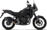 Tubo De Escape Con Homologación Acústica Indy-Race Evo Aluminio Negro Carbono - Arrow Special Parts Compatible Con Honda Nx 500 (2024-2026)
