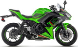 Sistema De Escape Completo Sin Catalizador Y Sin Homologación Acústica Indy-Race Evo Aluminio Negro Carbono - Arrow Special Parts Compatible Con Kawasaki Z 650 (2024-2026)