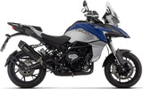 Tubo De Escape Con Homologación Acústica Indy-Race Aluminio Negro Carbono - Arrow Special Parts Compatible Con Qj Motor Srt 800 (2023-2024)