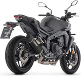 Sistema De Escape Completo Sin Catalizador Y Con Homologación Acústica Indy-Race Evo Aluminio Negro Fondo Carby - Arrow Special Parts Compatible Con Yamaha Mt-09 Sp (2024-2026)