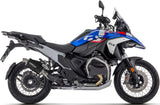 Tubo De Escape Con Homologación Acústica Indy-Race Aluminio Negro Fondo Acero - Arrow Special Parts Compatible Con Bmw R 1300 (2025-2026)