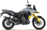 Tubo De Escape Con Homologación Acústica Indy-Race Aluminio Negro Fondo Acero - Arrow Special Parts Compatible Con Suzuki V-Strom 800 Se (2025-2026)