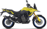 Complete Non-Catalytic Exhaust System With Sound Certification Indy-Race Black Aluminium Steel End Cap - Arrow Special Parts Compatible With Suzuki V-Strom 800 De (2025-2026)