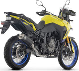 Complete Non-Catalytic Exhaust System With Sound Certification Indy-Race Black Aluminium Steel End Cap - Arrow Special Parts Compatible With Suzuki V-Strom 800 De (2025-2026)